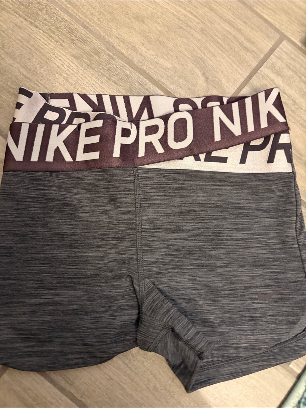 Nike Pro Gray intertwist shorts